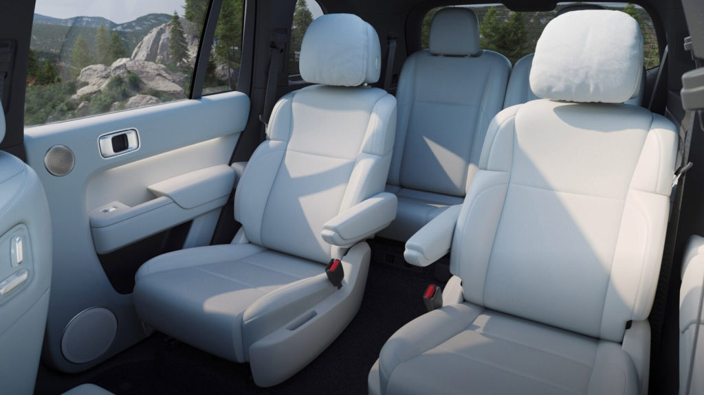 Luxurious seating comfort