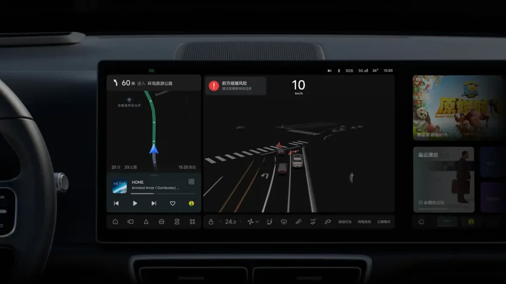 AEB and AES up to 120 km/h