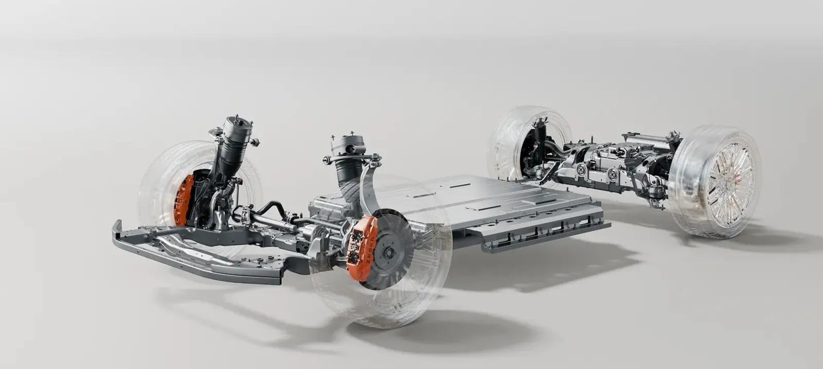 Air suspension, 80 mm