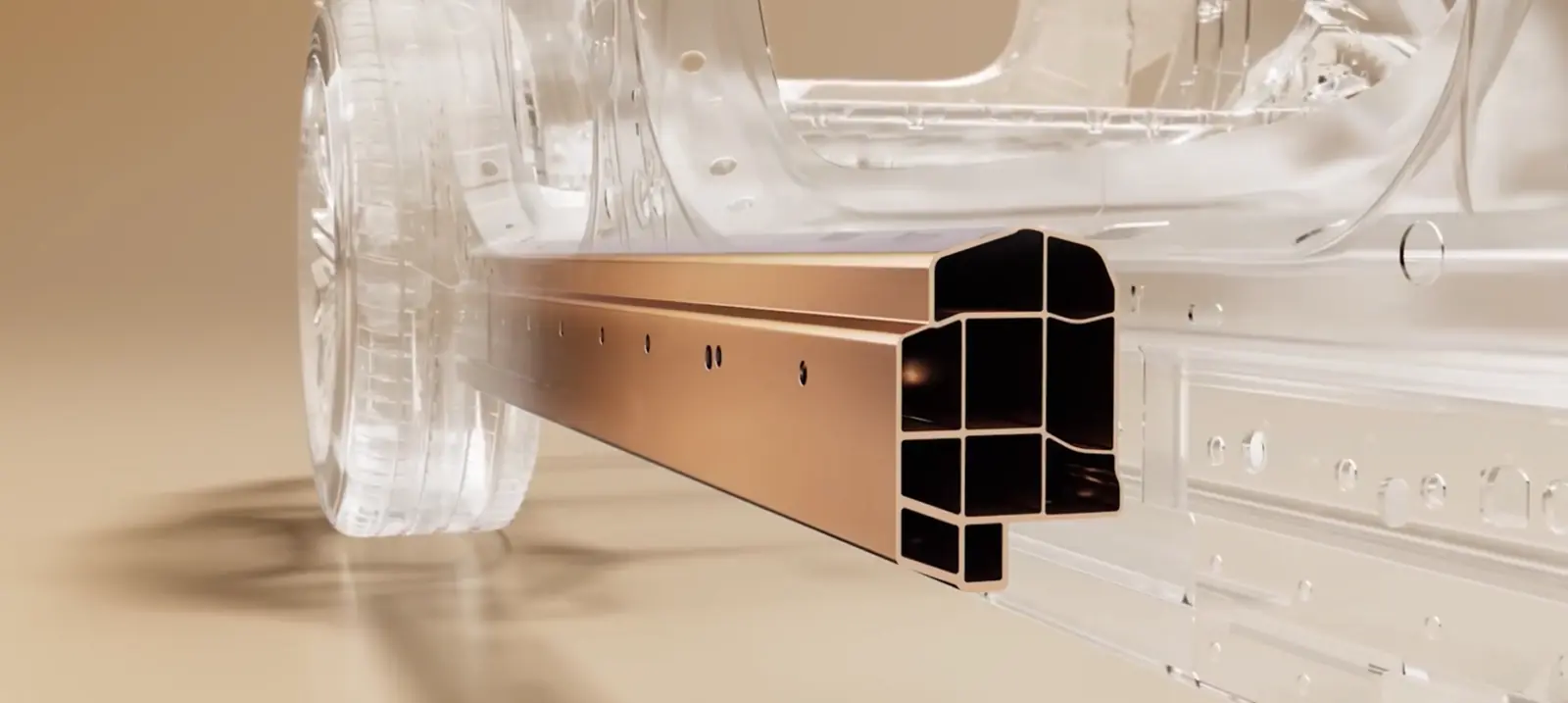 Third energy-absorbing box