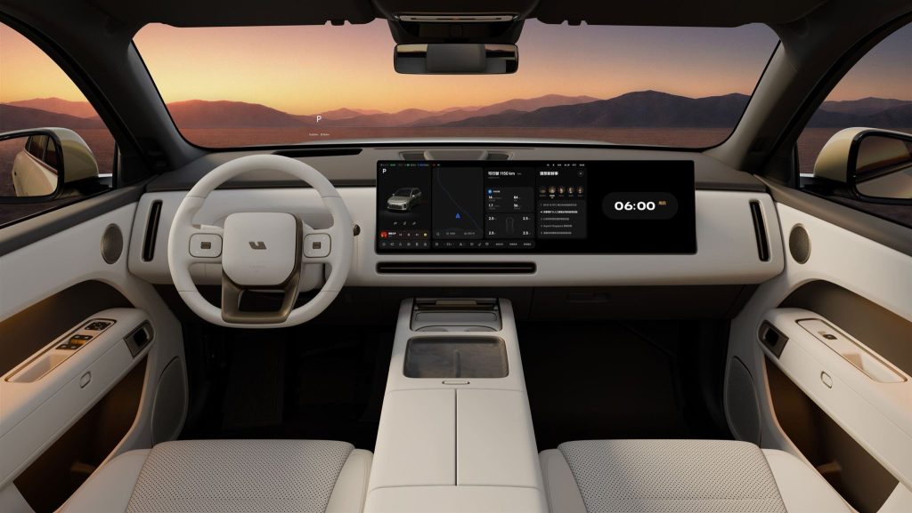 Two-tone, soft-touch interior